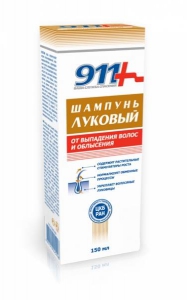 911 шампунь цибульний від випадіння волосся і облисіння 150мл