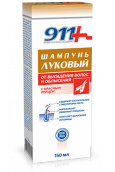 911 шампунь цибулевий з червоним перцем від випадіння волосся 150мл