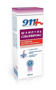 911 шампунь Себопирокс від лупи 150мл