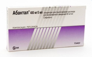 Абактал 80мг/мл концентрат д/пригю розчину для ін'єкцій 5мл №10 ампули