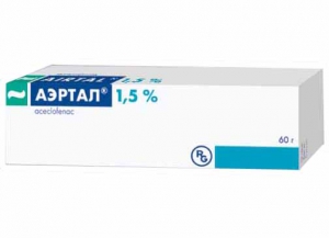 Аэртал 1,5% крем 60г