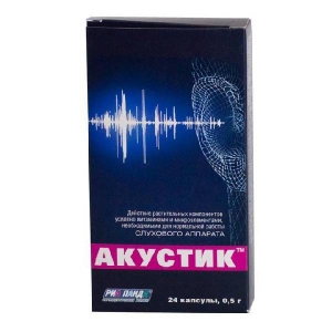 Акустик 500мг капсулы 30 шт.