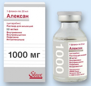 Алексан 50мг/мл розчин для ін'єкцій 20мл №1 флакон