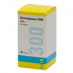 Алопуринол таблетки егіс 300мг 30 шт.