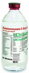 Аминоплазмаль Б. Браун Е5 5% розчин для інфузій 500мл №10 флакони