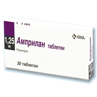 Амприлан 1,25мг №30 таблетки
