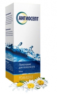Ангиосепт ополіскувач для порожнини рота з ромашкою 200мл