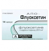 Апо-Флуоксетин 20 мг №14 капсули