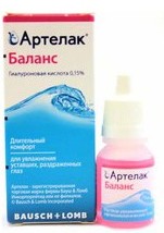 Артелак баланс раствор увлажняющий офтальмологический 10мл