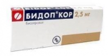 Бидоп кор 2,5 мг №28 таблетки