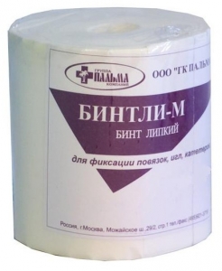 Бинтли-Т бинт липкий проницаемый 10х1500см для фиксации повязок