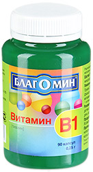 Благомин Вітамін В1 (тіамін) №90 капсули
