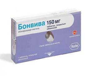 Бонвива 150 мг №1 таблетка