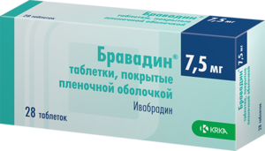 Бравадин 7,5мг №28 таблетки