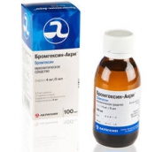 Бромгексин-Акрихин 4мг/5мл сироп 100мл