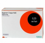 Буденит Стери-Неб суспензія для інгаляції 0,25 мг/мл 2мл №60 ампули