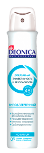 Деоника антиперспірант гіпоалергенний спрей 200мл