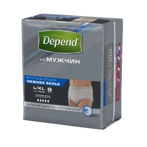 Депенд белье впитывающее для мужчин L/XL №9