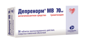 Депренорм МВ 70мг №30 таблетки пролонгированного действия