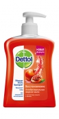 Деттол мыло жидкое антибактериальное для рук с экстрактом граната и малины 250мл