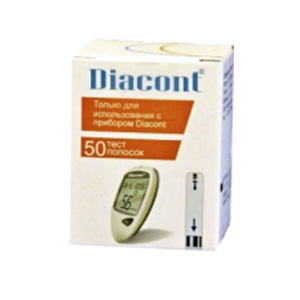Диаконт тест-полоски 50шт