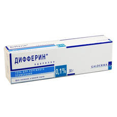 Дифферин 0,1% гель 30г