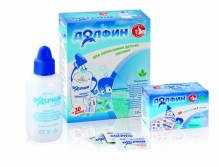 Долфин устройство для промывания носа + средство 1г для детей №30 пакетики