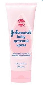 Джонсонс беби детский крем ежедневный уход 200мл
