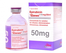 Эпирубицин-Эбеве концентрат для приг. раствора для в/в и в/полостного введения 2мг/мл 25мл №1