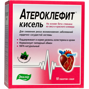 Евалар Атероклефіт кисіль 10 пакетиків