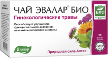 Евалар БІО чай гінекологічні трави 1,5 г №20 фільтр-пакети