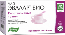 Евалар БІО чай гіпотензивні трави 1,5 №20 фільтр-пакети