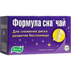 Евалар Формула сну чай 1,5 г №20 фільтр-пакети