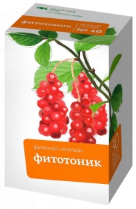 Фіточай алтай №16 тотонік з лимонником 2г №20 фільтр-пакети