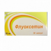 Флуоксетин 20 мг №30 капсули /Озон/