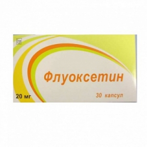 Флуоксетин 20мг №30 капсулы /Озон/
