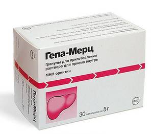 Гепа-Мерц 3г гранулы для приг. раствора для внутр. применения 5г №30 пакетики