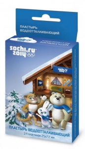 Хартманн KIDS2 пластырь 25мм х 75мм детский водоотталкивающий (олимпийский) SOCHI-2014 №14