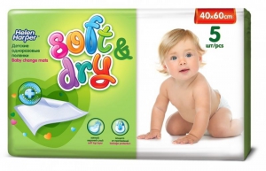 Хелен Харпер пеленки впитывающие детские Soft&Dry 40х60см №5