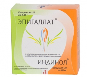 Индинол №120 капсулы + Эпигаллат №120 капсулы