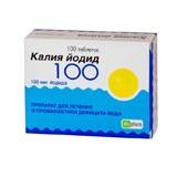 Калію йодид 100мкг №100 таблетки