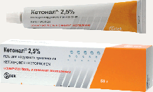 Кетонал 2,5% гель 100г