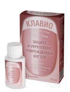 Клавио лосьон для защиты и укрепления поврежденных ногтей 20мл
