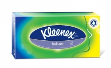 Клинекс серветки в коробці Balsam 80шт