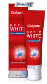 Колгейт паста зубная Optic White мгновенный 75мл