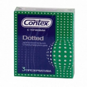 Контекс презервативы Dotted с точками 3шт