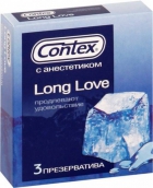 Контекс презервативы Long Love продлевающие 3шт