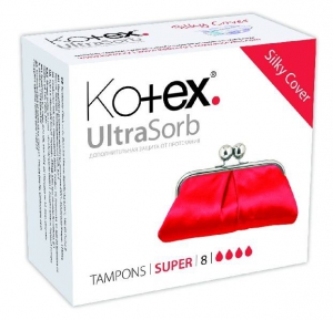 Котекс тампоны ultra sorb super 8шт