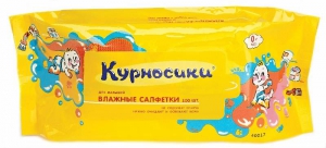 Курносики салфетки влажные для малышей 100шт 0+, арт. 40017