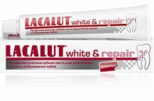 Лакалют паста зубная white&repair 50мл